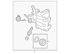 5qm-615-424-a Volkswagen Genuine Disc Brake Caliper