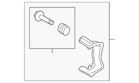 5qm-615-425-b Volkswagen Genuine Caliper Mount