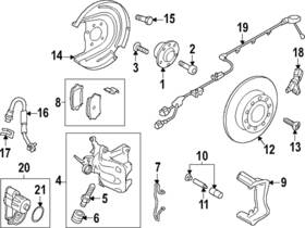 5wa-615-424-b-sq5 Volkswagen Genuine Disc Brake Caliper