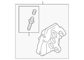 7l6-615-150-a Volkswagen Genuine Disc Brake Caliper