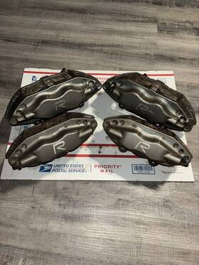 86026820 Volvo 04-07 2004-2007 S60r V70r Set Of R Brembo Brake Calipers Oem