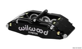 120-13383-bk Wilwood Billet Sl6 6 Piston Brake Caliper Lug Mount 1.62 / 1.12 1
