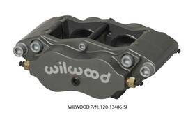 120-13406-si Wilwood Narrow Dynalite 4 Piston Billet Caliper Side Inlet Radial M