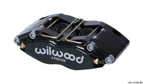 120-14706-bk Wilwood Dynapro Radial Mount Caliper 5.98 Piston 1 And 2