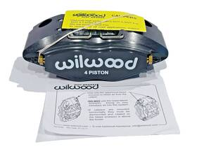 Wilwood 120-8724 Gray Anodized 4-piston Aluminum Powerlite Brake Caliper