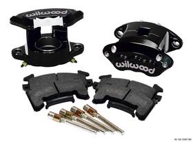 140-12097-bk Wilwood Front Caliper Kit D154/ Metric For Gm Blk Powdercoat
