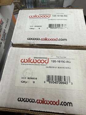 120-16190 Wilwood 889545098433 Forged Dynopro Lug Mount Low Profile Caliper Rd Pair