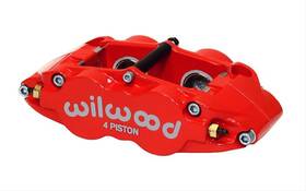 120-11784-rd Wilwood Disc Brakes Caliper Forged Narrow Superlite 4 Radial Mount Four Piston Alum. Clear Each
