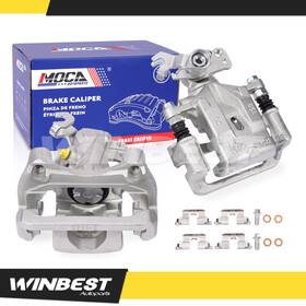 Wbbcp5002k Winbest Autoparts Pair Rear Brake Calipers With Bracket For Ford Fusion 06-12 Lincoln Mkz Mazda 6