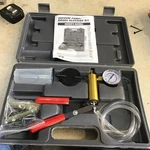 Performance Tool Vacuum Pump/brake Bleeding Kit, Model# W89727. Fixed Price $50.00.