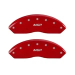 Mgp Fits 4 Caliper Covers Engraved Front & Rear Red Finish Silver Ch. Fixed Price $249.99.