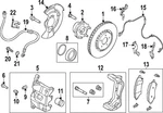Genuine Nissan Disc Brake Caliper D1112-5MR0A. Fixed Price $352.51.