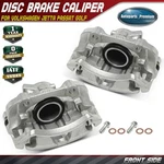 2PCS Front Lh & Rh Brake Caliper W/ Bracket Piston For Volkswagen Jetta Passat. Fixed Price $104.09.