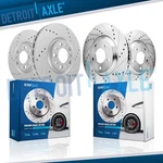 Front Rear Drilled Disc Brake Rotors Kit For 2016-2025 Chevy Camaro Cadillac CT5. Fixed Price $190.58.