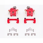 Power Stop Brake Calipers For Honda Prelude 1992-2001 Rear Red W/brackets Pair. Fixed Price $423.76.