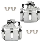 Pair Rear Brake Calipers For 2005 06 07 08 2009 Audi A4 Quattro W/ Bracket. Fixed Price $93.08.