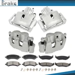 Pair Front Rear Brake Calipers & Ceramic Pad Kit For 2009-2018 Dodge 1500. Fixed Price $215.85.