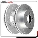 Front Brake Rotors Drilled & Slotted For 2002-2007 Jeep Liberty Limited 3.7. Fixed Price $87.88.