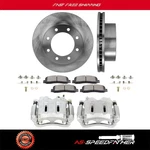 Fits 05-12 Ford F-250 Super Duty 4WD Front Brake Calipers Disc/rotor Ceramic Pad. Fixed Price $314.29.