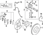 Genuine Subaru Disc Brake Caliper Pin 26231FL001. Fixed Price $20.90.