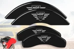 1997 Bmw 318IS Base E36 Front + Rear Black "mgp" Brake Disc Caliper Covers 4PC. Fixed Price $249.99.