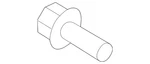 Genuine Ford Caliper Support Bolt 6F2Z-2N386-A. Fixed Price $9.36.