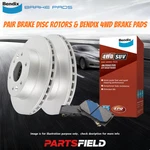 Front Disc Rotors+bendix 4WD Brake Pads For Subaru Outback Bl Bp 03-14 293MM. Fixed Price $166.56.