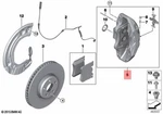 Genuine Bmw G11 G12 G14 G15 G16 Brake Caliper Housing Black Left 34106897363. Fixed Price $710.52.