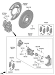 Genuine New Lh Rr Brake Caliper Kit Suits Kia EV6 Gt-line 2022-ONWARDS. Fixed Price $389.43.