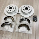 Rear Brake Rotors Pads Shoes Fits Toyota 98-05 Altezza SXE10 GXE10 16 In 17. Fixed Price $585.00.