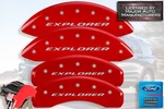 2011-2019 Ford "explorer" Front + Rear Red Mgp Brake Disc Caliper Covers Std 4PC. Fixed Price $299.99.