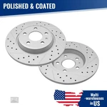 11.81 Inch Rear Drilled Disc Brake Rotors For Audi A4 A5 A6 A7 Quattro Allroad. Fixed Price $58.14.