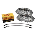 Wilwood 140-10789 D8-4 Front Caliper Kit, 65-82 Corvette C2/C3, Clear. Fixed Price $635.24.