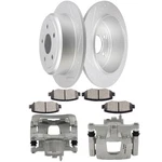 Pair Rear Brake Calipers Rotors And Ceramic Pads Fits Jeep Wrangler 2007 - 2017. Fixed Price $149.48.