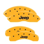 Mgp Caliper Covers 42007SJEPYL 4PC Yellow Finish Black For Jeep. Fixed Price $334.04.