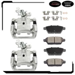 Rear Brake Calipers & Ceramic Pads W/ Bracket 06-12 Ford Fusion Lincoln Mkz. Fixed Price $94.23.