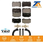 Front Rear Ceramic Brake Pads & Parking Shoe Kit For Chevrolet Corvette Stingray. Fixed Price $94.51.