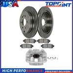 1X Left Disc Brake Caliper W/ Rear Rotors Ceramic Pads Fits 09-17 Chevy Traverse. Fixed Price $128.27.