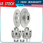 Rear Brake Calipers And Rotors Slotted For 2008 2009 2010 2011 2012 Honda Accord. Fixed Price $138.35.