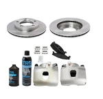 New Front Brake Rotors & Ceramic Pads Set 94-96 Ford Bronco F-150. Fixed Price $418.27.