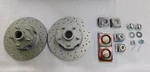 New Repro 1965 1966 1967 Ford Mustang Ssbc Brake Rotors Cross Drilled Slotted V8. Fixed Price $279.00.