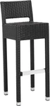 Landry Black Indoor/outdoor Bar Stool - Stylish & Durable For Any Space. Fixed Price $239.99.