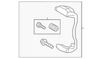 Genuine Volkswagen Caliper Support 3QF-615-125-A. Fixed Price $304.71.