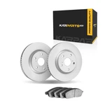 For Nissan 370Z 2009-2020 Brake Set Front Cast Iron 5 Lug Vented Plain Rotor. Fixed Price $358.27.