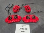 21-26 Oem Bmw G87 G80 G82 M2 M3 Front Rear Brake Calipers Set Brembo Red 287 Mi. Fixed Price $2199.95.