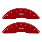 4 Caliper Covers Engraved Front & Rear Red Finish Silver Ch 22215SMGPRD. Fixed Price $299.85.