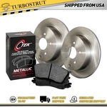 Front Centric Oe Brake Pads And Rotors Kit For 2014-2017 Peugeot 208. Fixed Price $175.23.