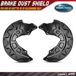 2XFRONT Brake Dust Shield For Audi A3 Quattro Q3 S3 Volkswagen Golf Jetta Tiguan. Fixed Price $31.99.