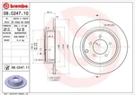 Brembo 08.C247.11 Brake Disc For Chrysler, (bbdc), Citroen, Dodge, Jeep, Lan. Fixed Price $67.15.
