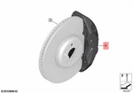 Genuine Bmw G11 G12 725D 725LD Brake Caliper Housing Black Left 34116872577. Fixed Price $710.52.